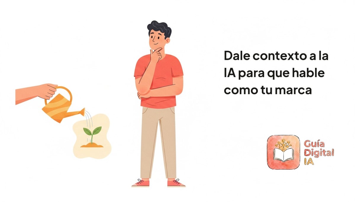 Dale contexto a la IA para que hable como tu marca