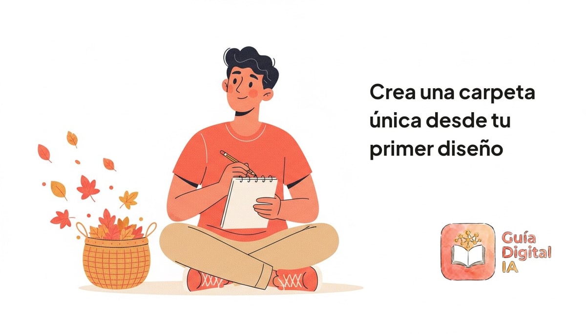 Crea una carpeta única desde tu primer diseño