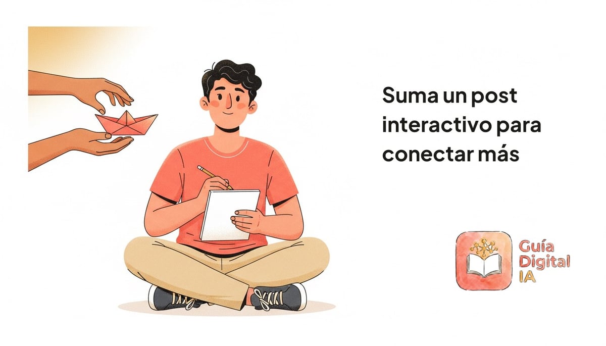 Suma un post interactivo para conectar más