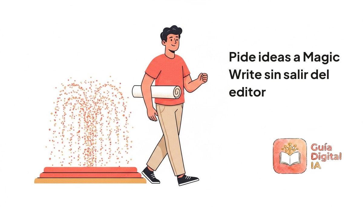 Pide ideas a Magic Write sin salir del editor