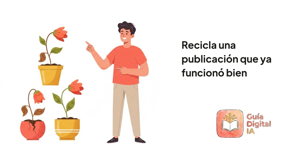Recicla una publicación que ya funcionó bien