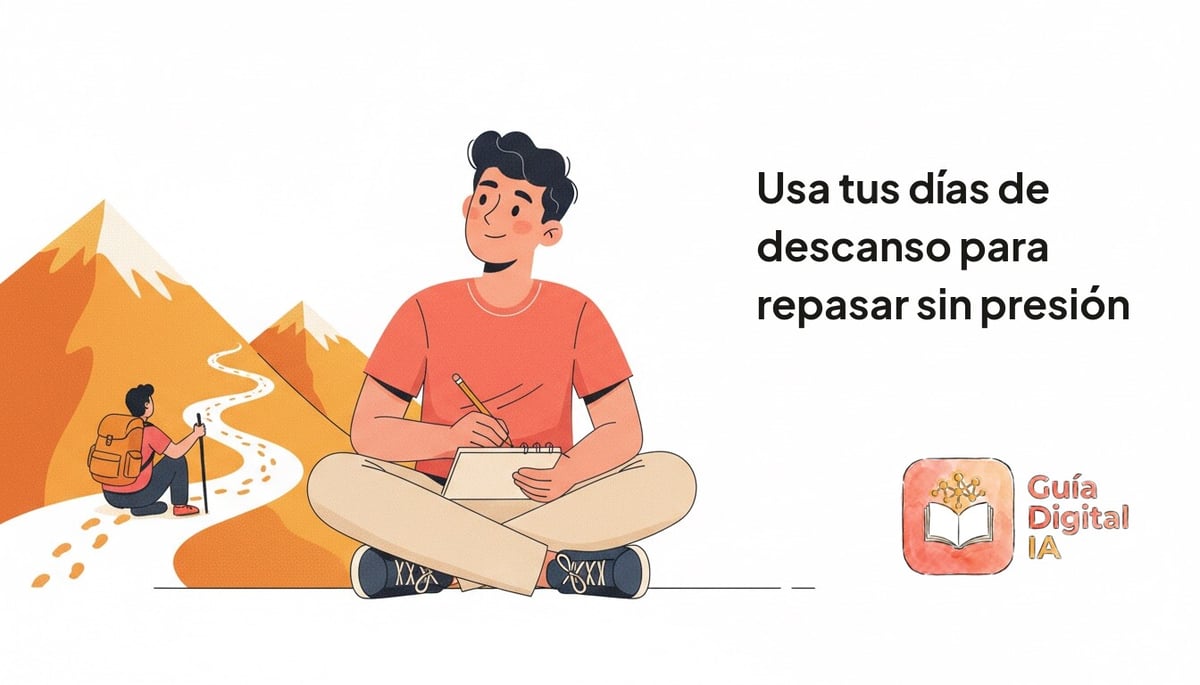 Usa tus días de descanso para repasar sin presión