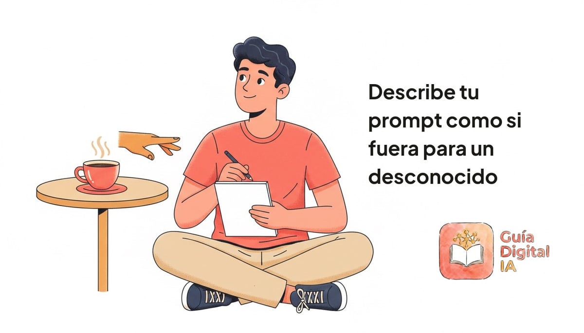 Describe tu prompt como si fuera para un desconocido