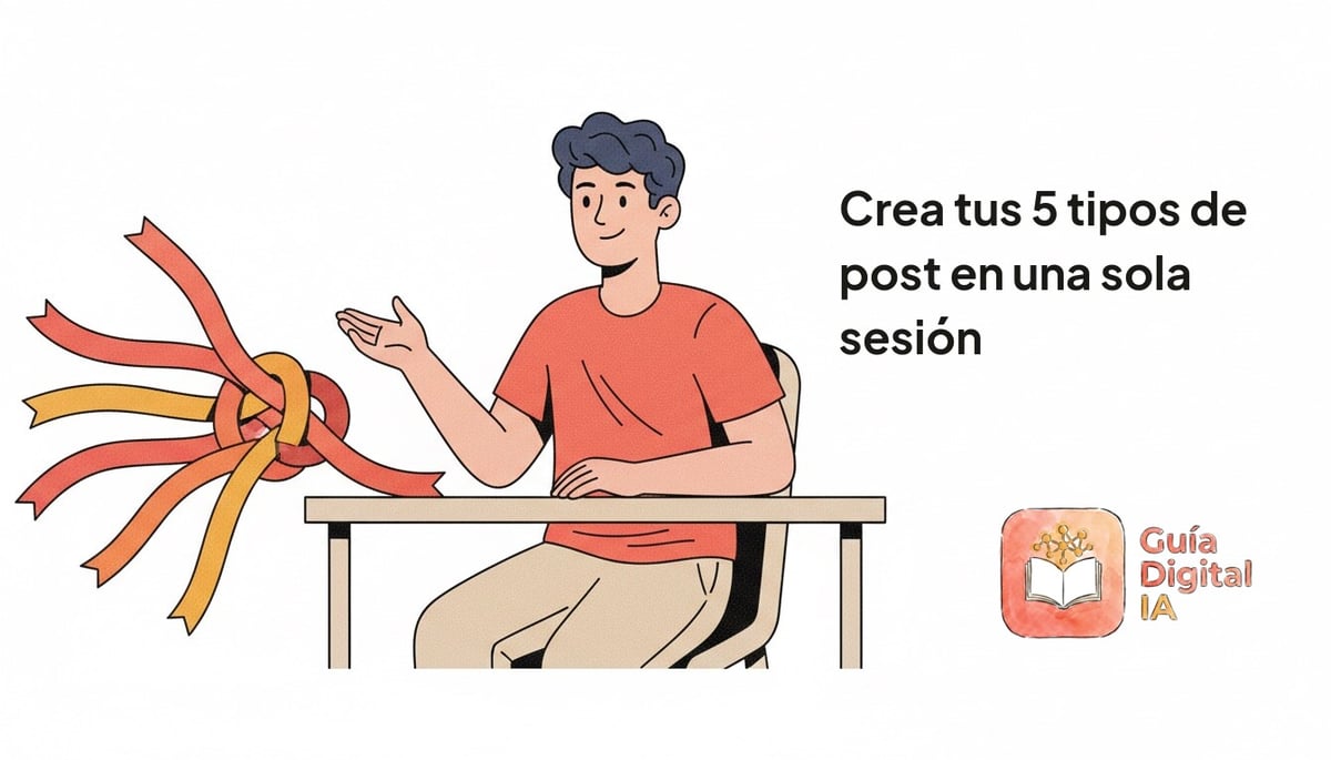 Crea tus 5 tipos de post en una sola sesión