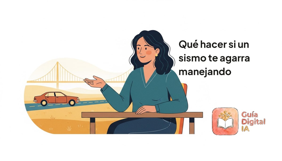 Qué hacer si un sismo te agarra manejando