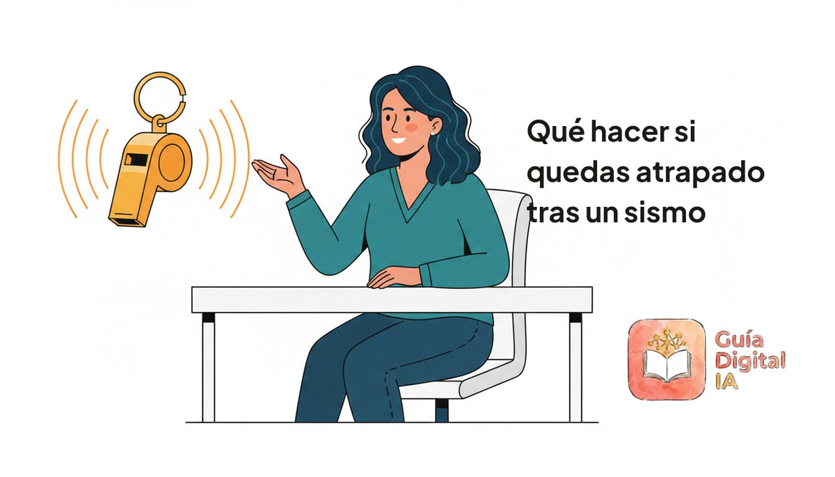 Qué hacer si quedas atrapado tras un sismo