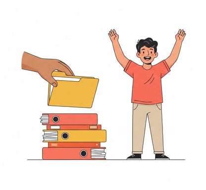 Dedica 5 minutos cada semana a ordenar tus diseños
